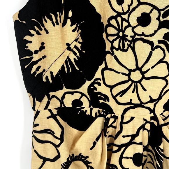 3.1 Phillip Lim Linen Blend Floral Sleeveless Sheath Dress size 10 - Picture 8 of 13